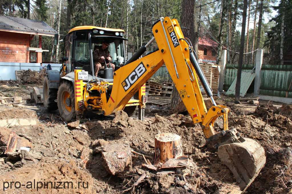 Удаление пней деревьев, город Фрязино, деревня Чижово