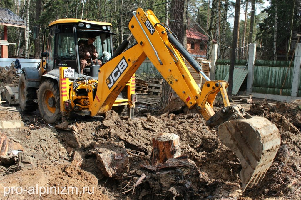 Удаление пней деревьев в городе Королев, микрорайон Первомайский