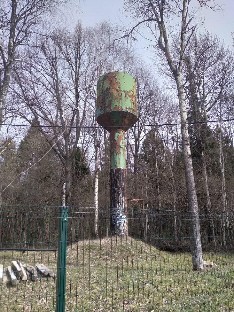 Покраска водонапорной башни в Истринском районе