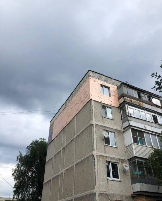 Утепление фасада квартиры снаружи многоэтажки в Балашихе